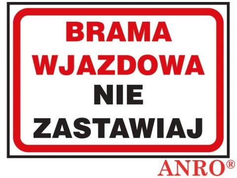 ZNAK BEZPIECZEŃSTWA ANRO ZNAK BEZPIECZEŃSTWA ANRO