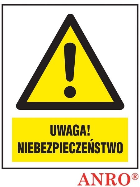 ZNAK BEZPIECZEŃSTWA ANRO ZNAK BEZPIECZEŃSTWA ANRO