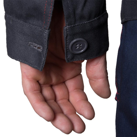 Bluza Ochronna BOMER - Bawełna, Elastyczne Wstawki, Wiele Kieszeni REIS Bluza Ochronna BOMER - Bawełna, Elastyczne Wstawki, Wiele Kieszeni REIS
