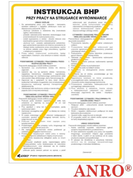 ZNAK BEZPIECZEŃSTWA ANRO ZNAK BEZPIECZEŃSTWA ANRO