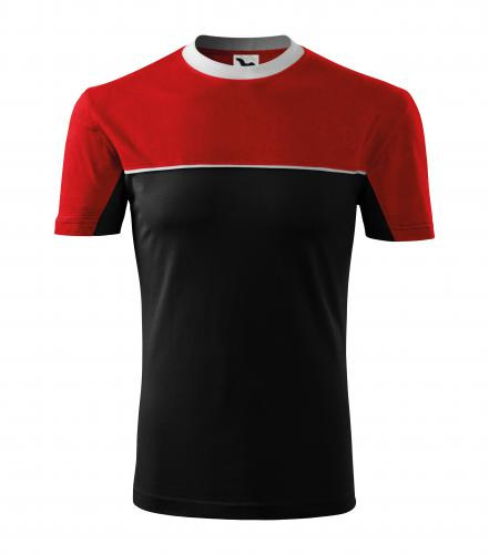 Koszulka unisex colormix czarno-turkusowy Koszulka unisex colormix czarno-turkusowy