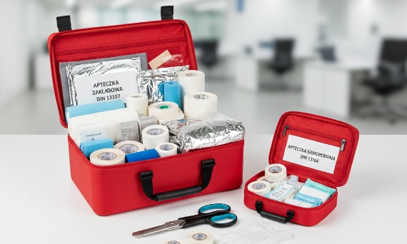 ⛑️ Apteczka Zakładowa Zgodna z DIN 13157: Standard Bezpieczeństwa w Firmie